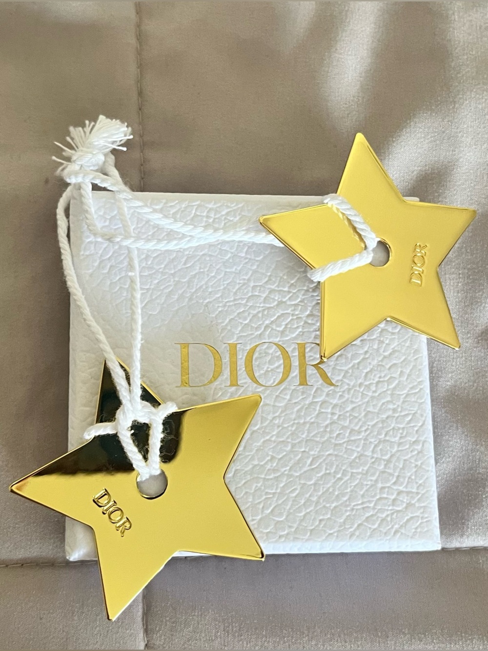 Dior Gold Star Bag Charms